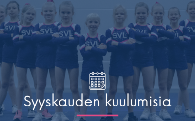 RYHMIEN SYKSYN KUULUMISET